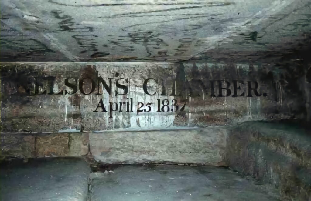 Forbidden chamber beneath the Great Pyramid of Giza, sealed for millennia and potentially holding ancient Egyptian mysteries.