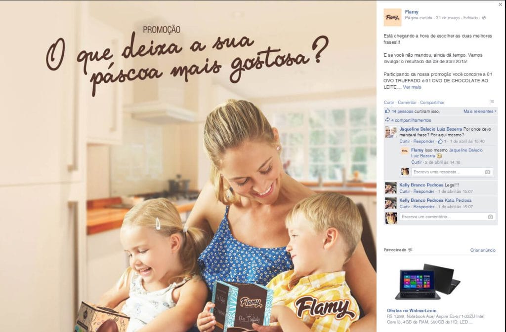 Flamy Sorteio Pascoa