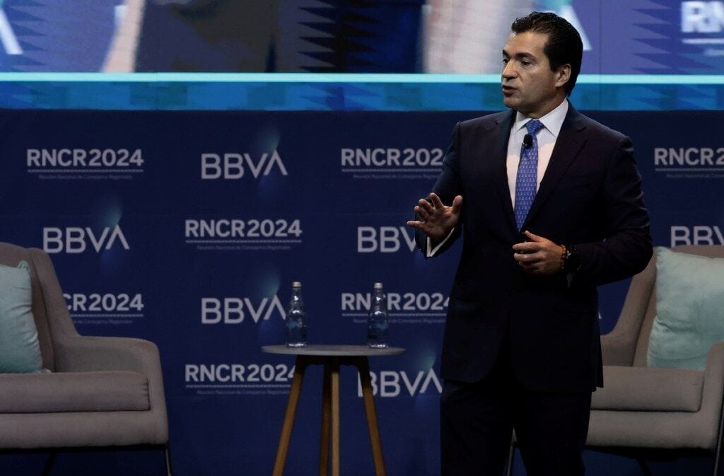 El director general de BBVA México, Eduardo Osuna, en foto de archivo. Inversión escasea en México, dijo