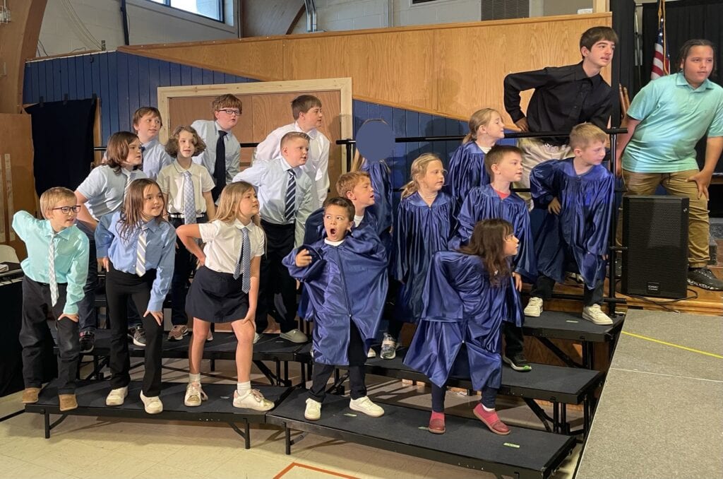 Martin Luther School spring musical Order in the Court performance