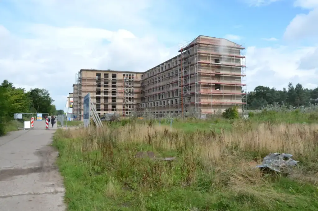 Sanierungsarbeiten in Prora