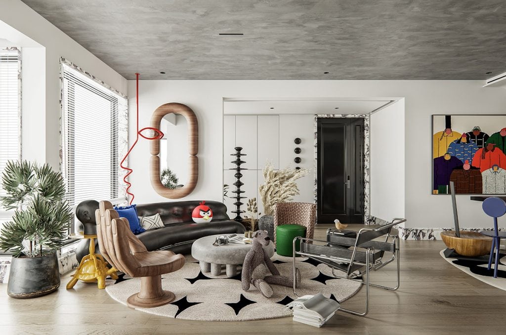quirky-eclectic-living-room-1024x678 quirky-eclectic-living-room-1024x678 ecletic living rooms 51 Eclectic Living Rooms With Tips And Ideas To Help You Decorate Yours quirky eclectic living room 1024x678