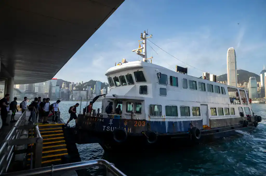 Ferry in Hong Kong