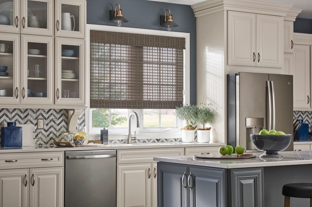 Natural Woven Shades with PowerWand