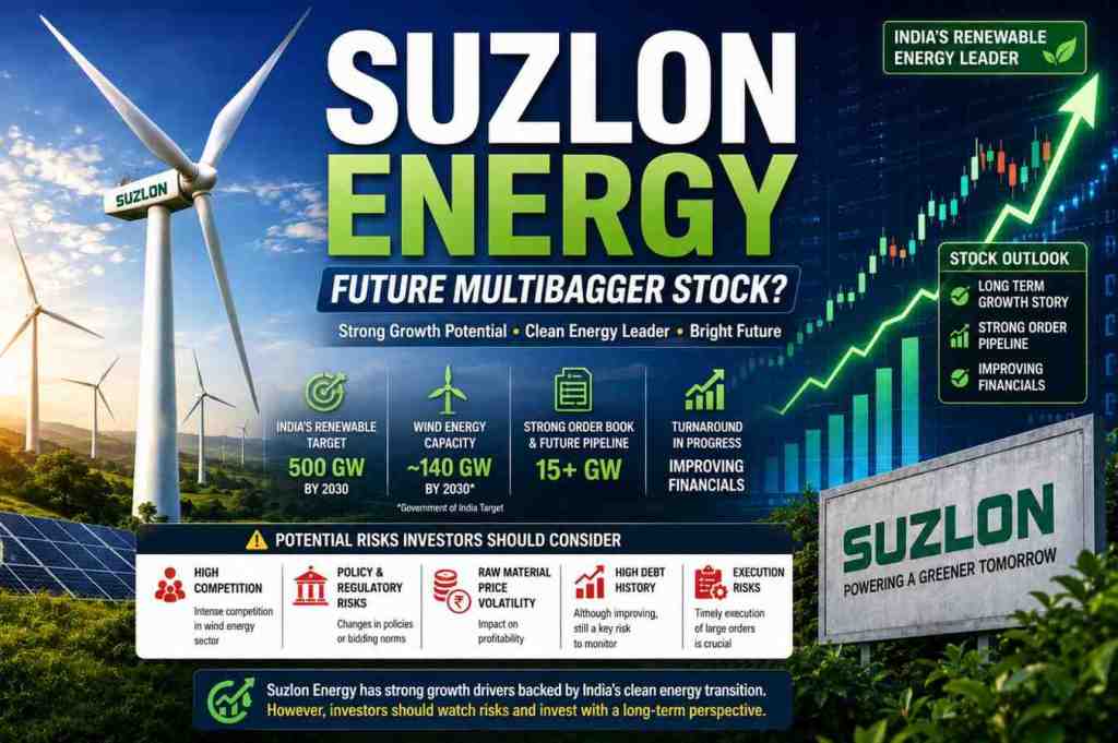 Suzlon energy , A high risk / high reward stock .