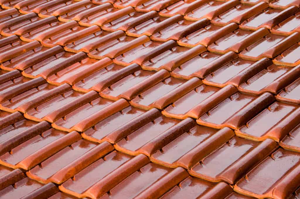 orange roofing tiles