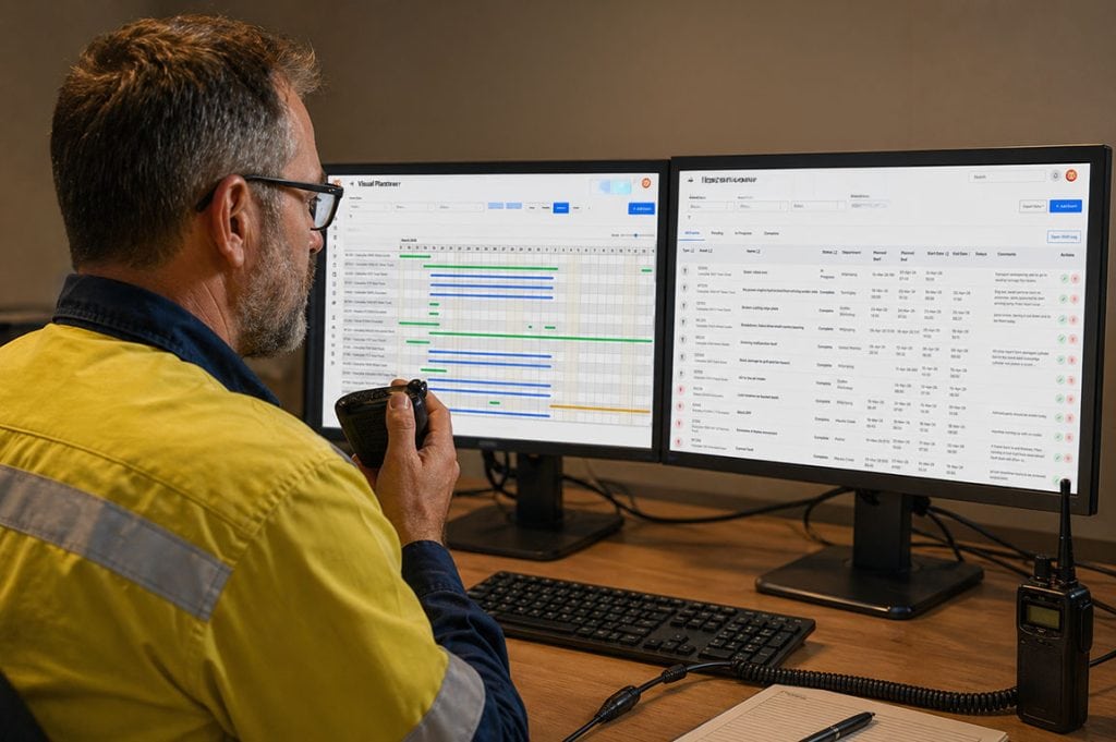 fleet maintenance system shift log and maintenance events