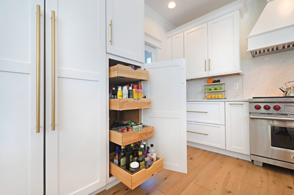 HIDDEN ROLL OUT DRAWERS