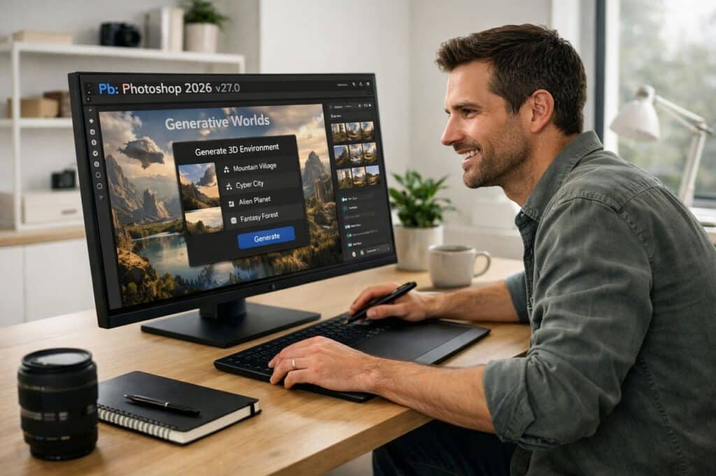 La derniere innovation Photoshop 2026 v27.0 : ce qui change vraiment pour vos créations de logo, flyers et chartes graphiques