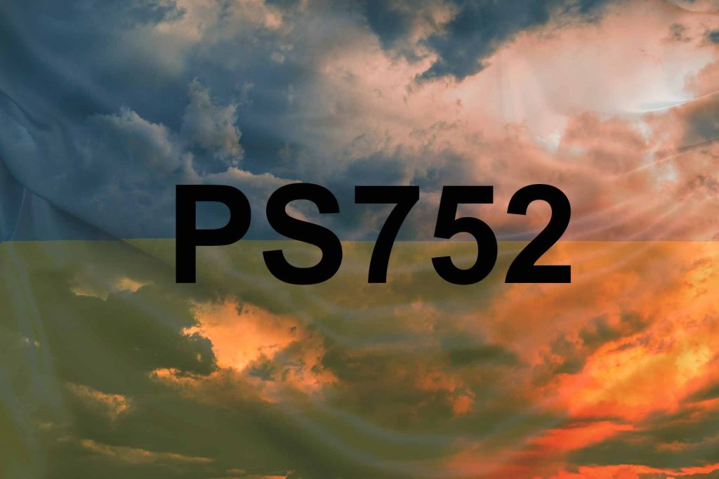 Flag of Ukraine PS752