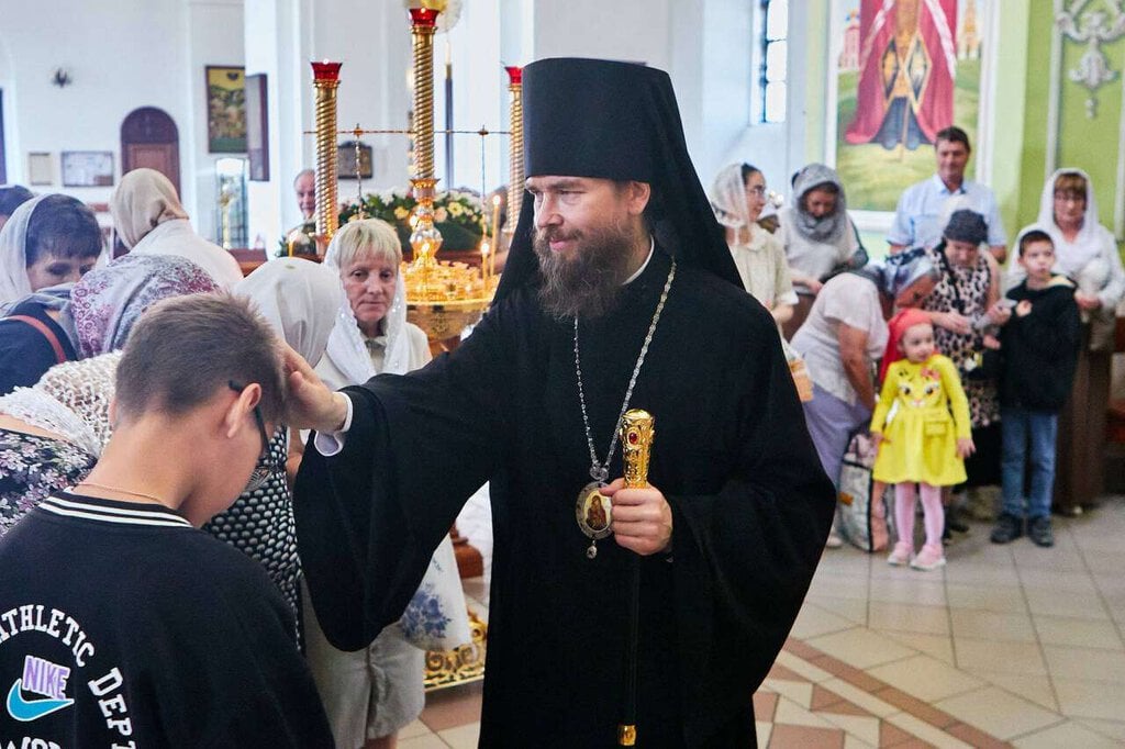 Божественная литургия в Вознесенском кафедральном соборе города Касимова в Неделю 12-ю по Пятидесятнице