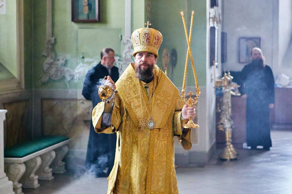 Божественная литургия в Вознесенском кафедральном соборе города Касимова в Неделю 13-ю по Пятидесятнице