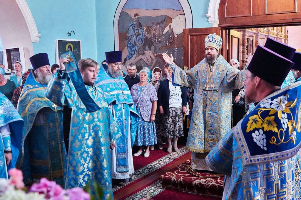 Престольный праздник в храме Смоленской иконы Божией Матери с. Высокие Поляны