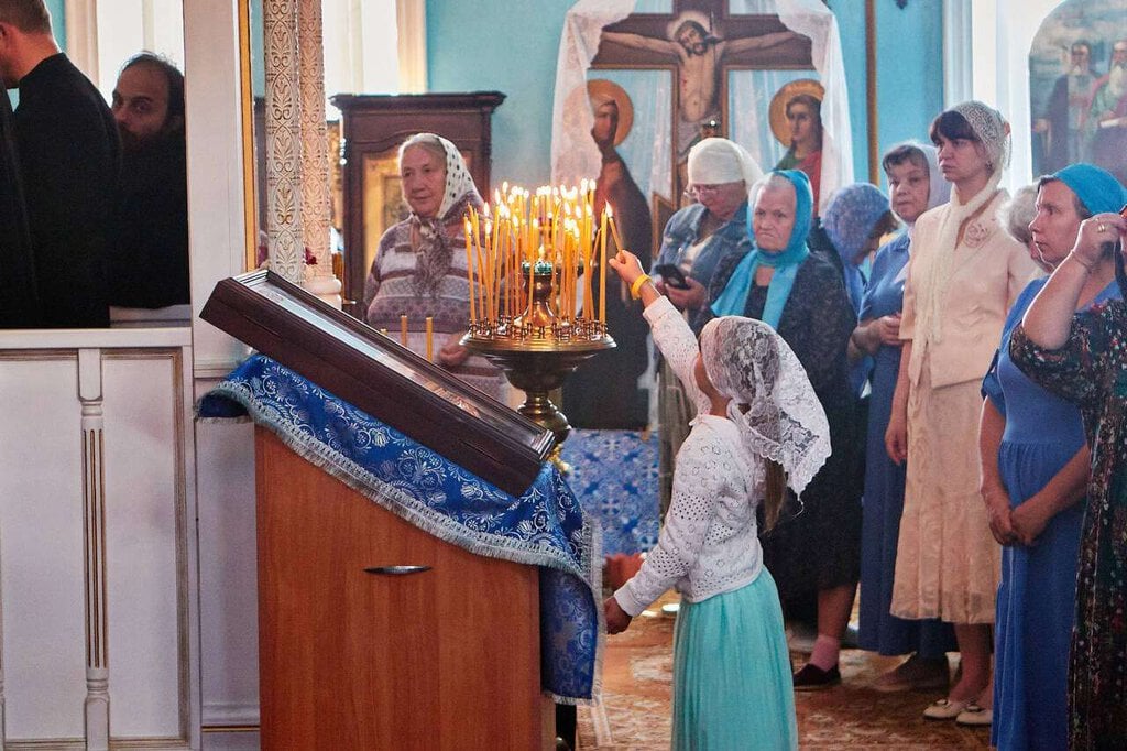 Престольный праздник в храме Смоленской иконы Божией Матери с. Высокие Поляны