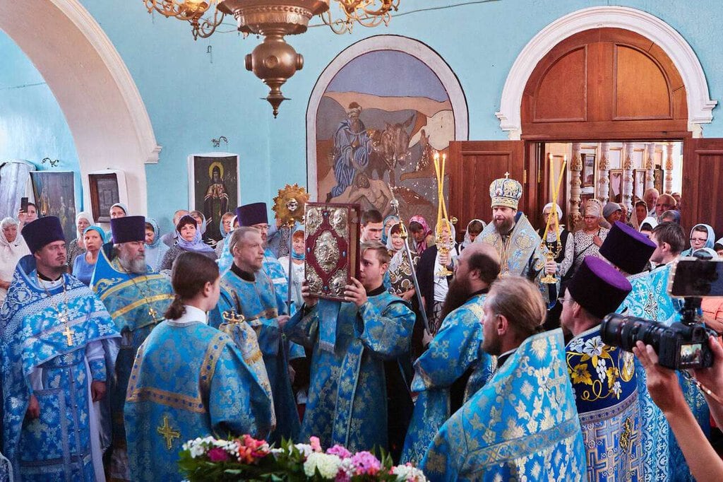Престольный праздник в храме Смоленской иконы Божией Матери с. Высокие Поляны
