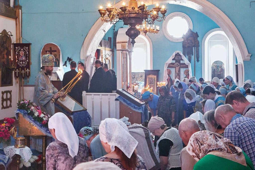 Престольный праздник в храме Смоленской иконы Божией Матери с. Высокие Поляны