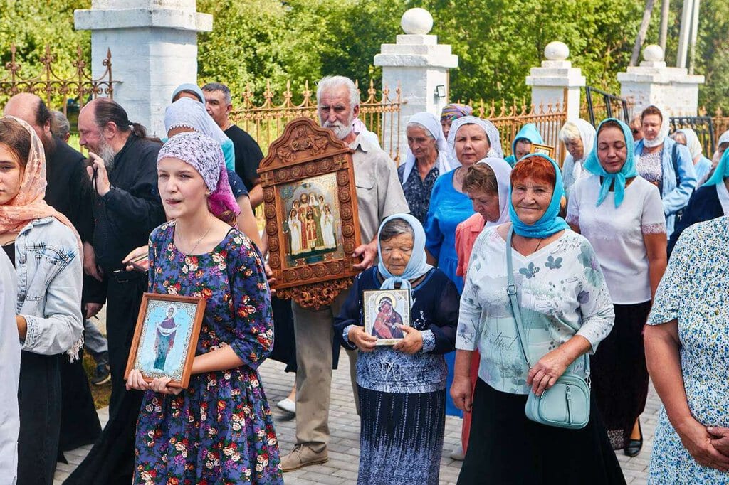 Престольный праздник в храме Смоленской иконы Божией Матери с. Высокие Поляны