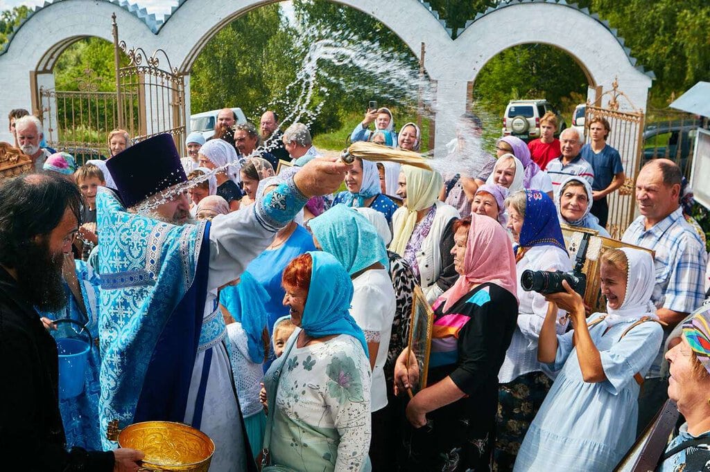 Престольный праздник в храме Смоленской иконы Божией Матери с. Высокие Поляны