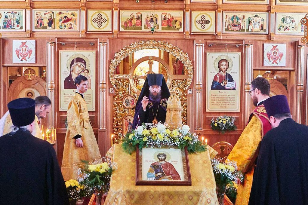 Престольный праздник в храме благоверного князя Александра Невского в селе Криуша