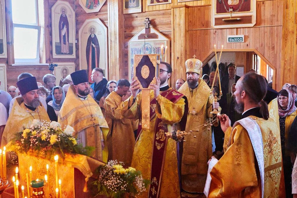 Престольный праздник в храме благоверного князя Александра Невского в селе Криуша