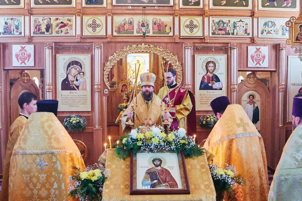 Престольный праздник в храме благоверного князя Александра Невского в селе Криуша