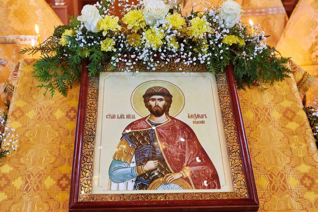 Престольный праздник в храме благоверного князя Александра Невского в селе Криуша