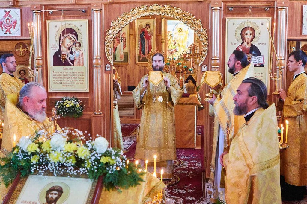 Престольный праздник в храме благоверного князя Александра Невского в селе Криуша