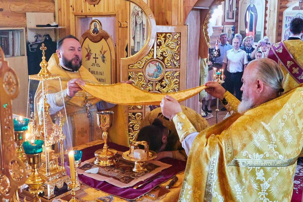 Престольный праздник в храме благоверного князя Александра Невского в селе Криуша
