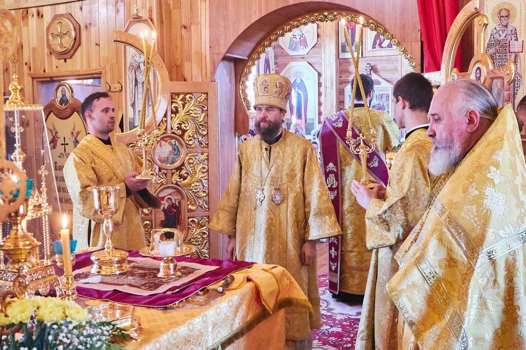 Престольный праздник в храме благоверного князя Александра Невского в селе Криуша