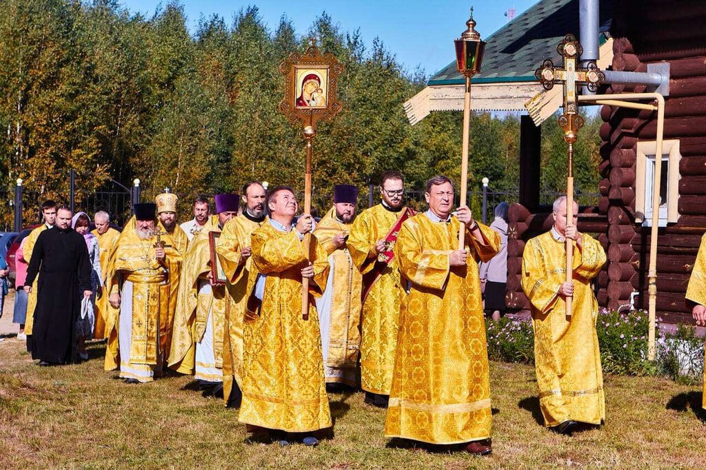 Престольный праздник в храме благоверного князя Александра Невского в селе Криуша