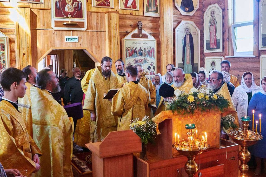 Престольный праздник в храме благоверного князя Александра Невского в селе Криуша