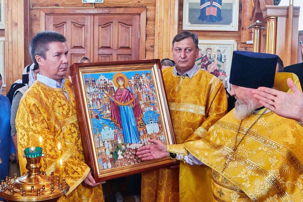 Престольный праздник в храме благоверного князя Александра Невского в селе Криуша
