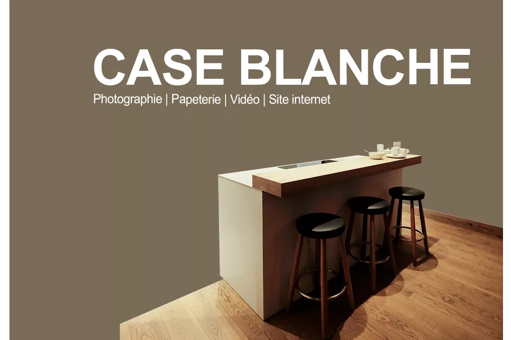 Case Blanche photographie photos papeterie vidéos site internet brochure chalets