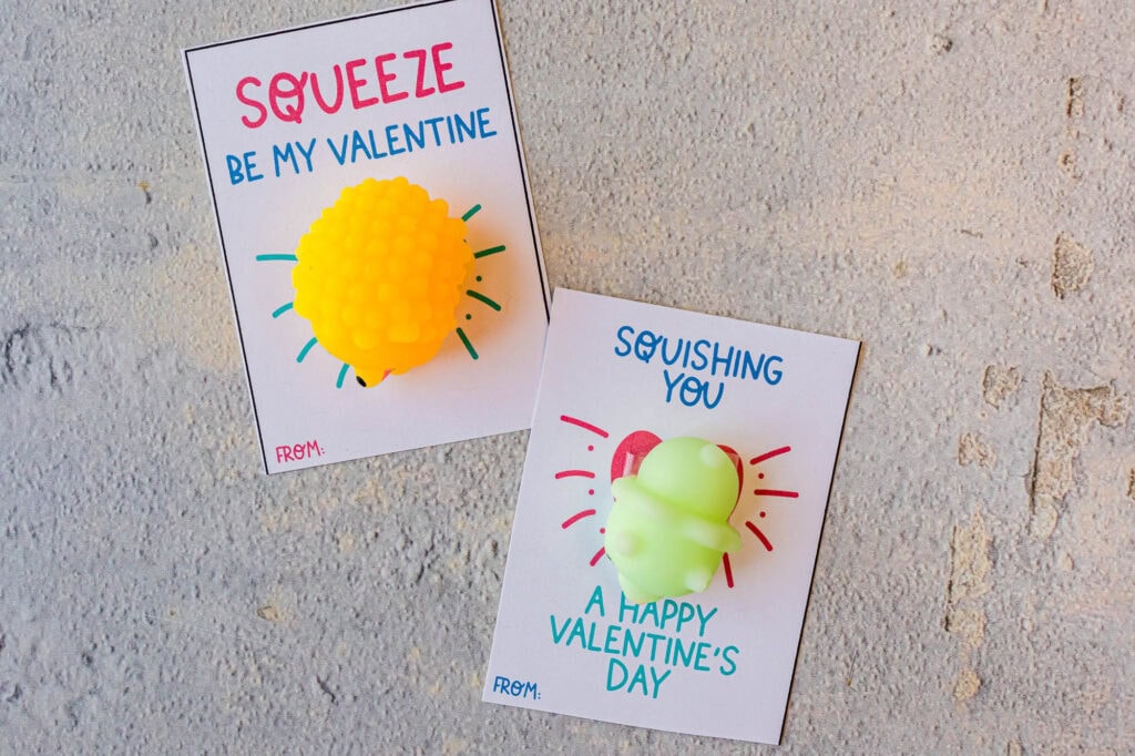 Squishy Printable Valentine Cards