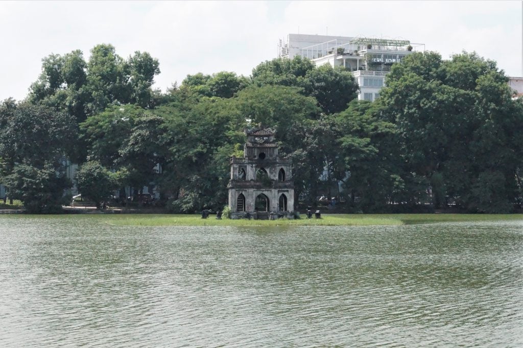 Vietnam - El barrio antiguo de Hanoi - Torre de la Tortuga Vietnam - El barrio antiguo de Hanoi - Torre de la Tortuga