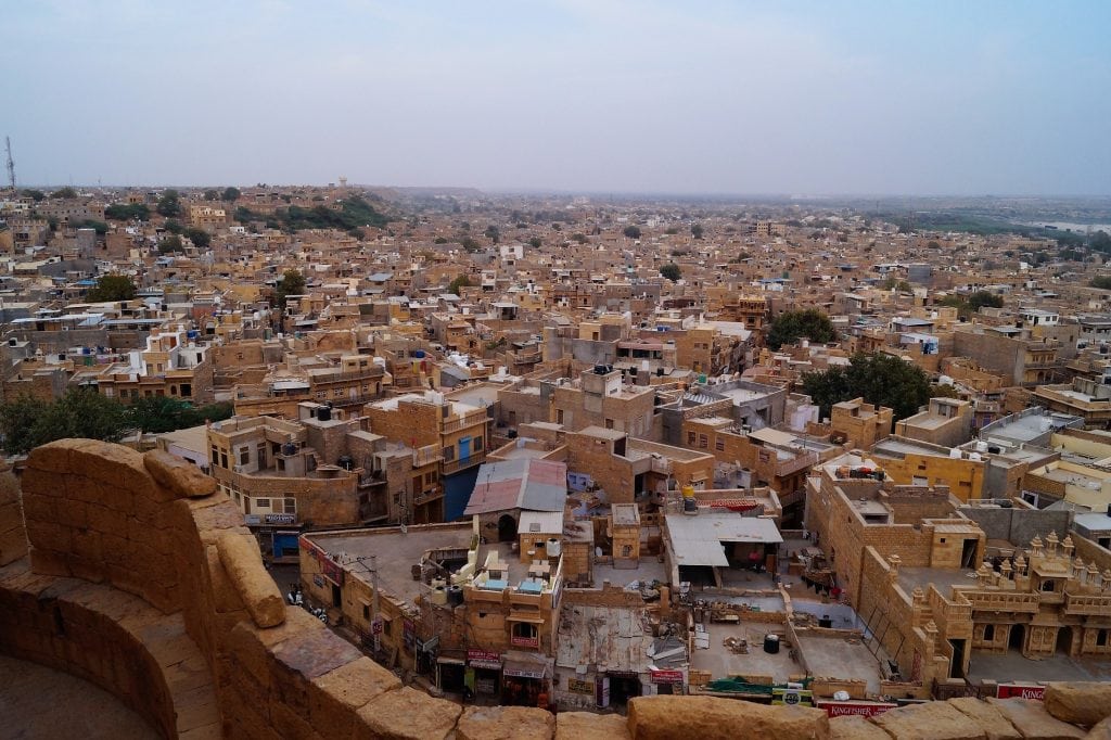 Vistas desde el Fuerte de Jaisalmer, Rajastán