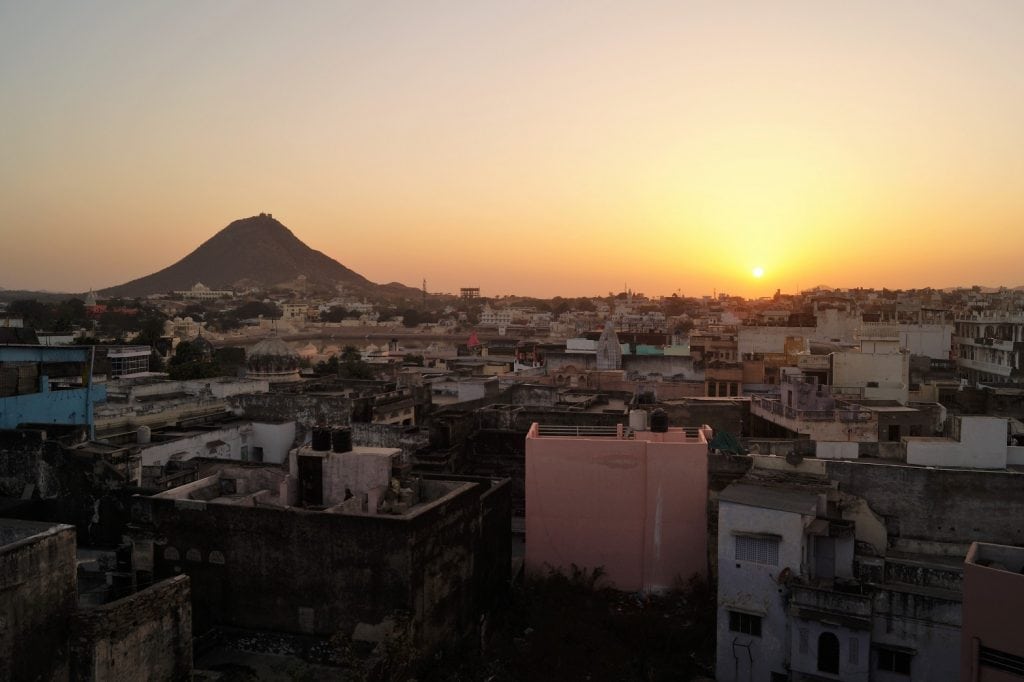 Qué ver en Pushkar - Anochecer sobre Pushkar