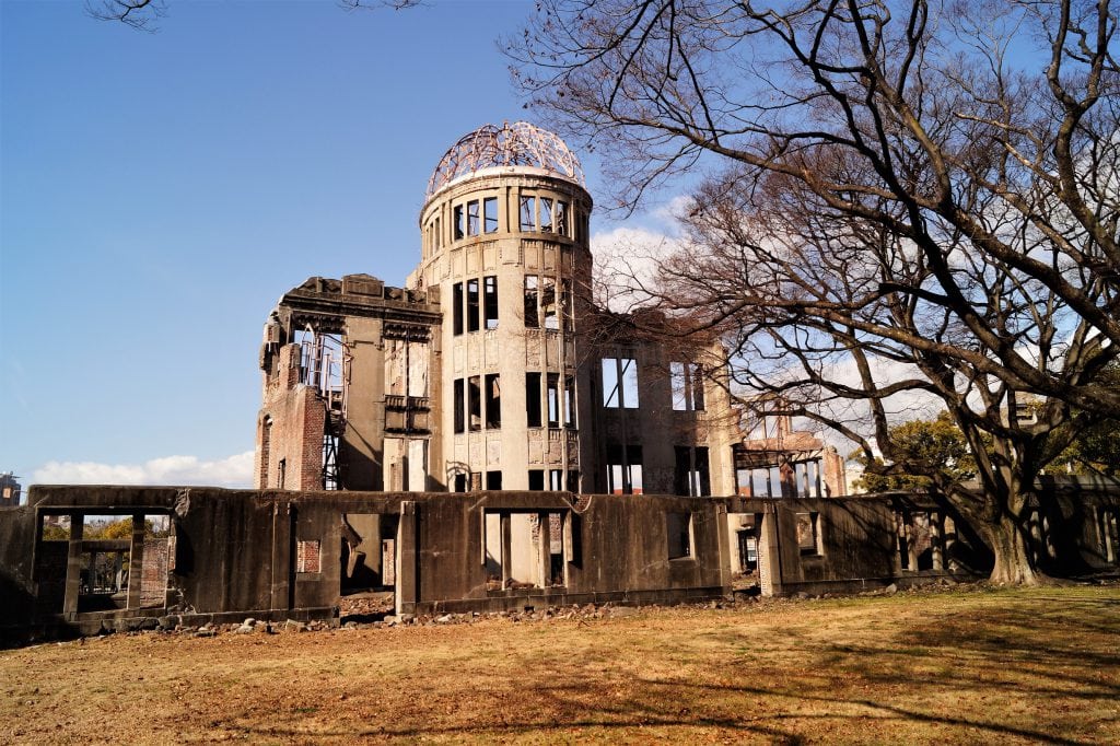 Hiroshima - Genbaku Dome after atomic bomb