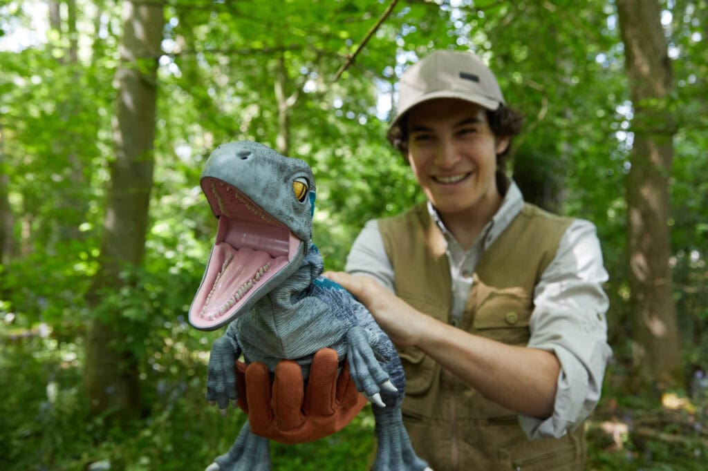 Jurassic World REAL FX Baby Blue Dinosaur Toy