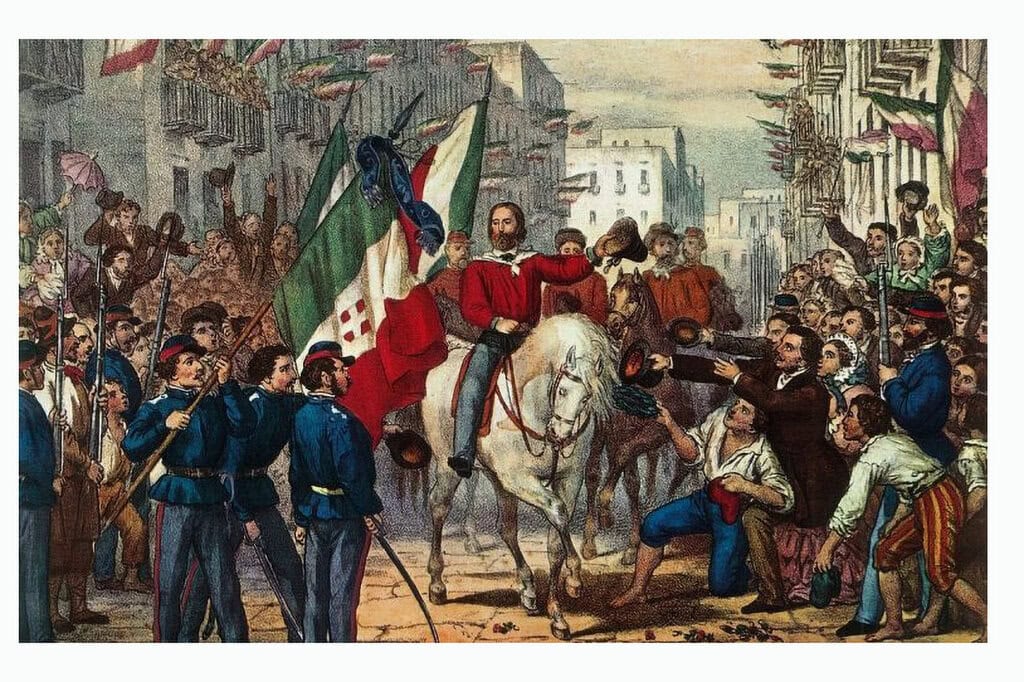 Unità d'Italia Garibaldi entra a Napoli