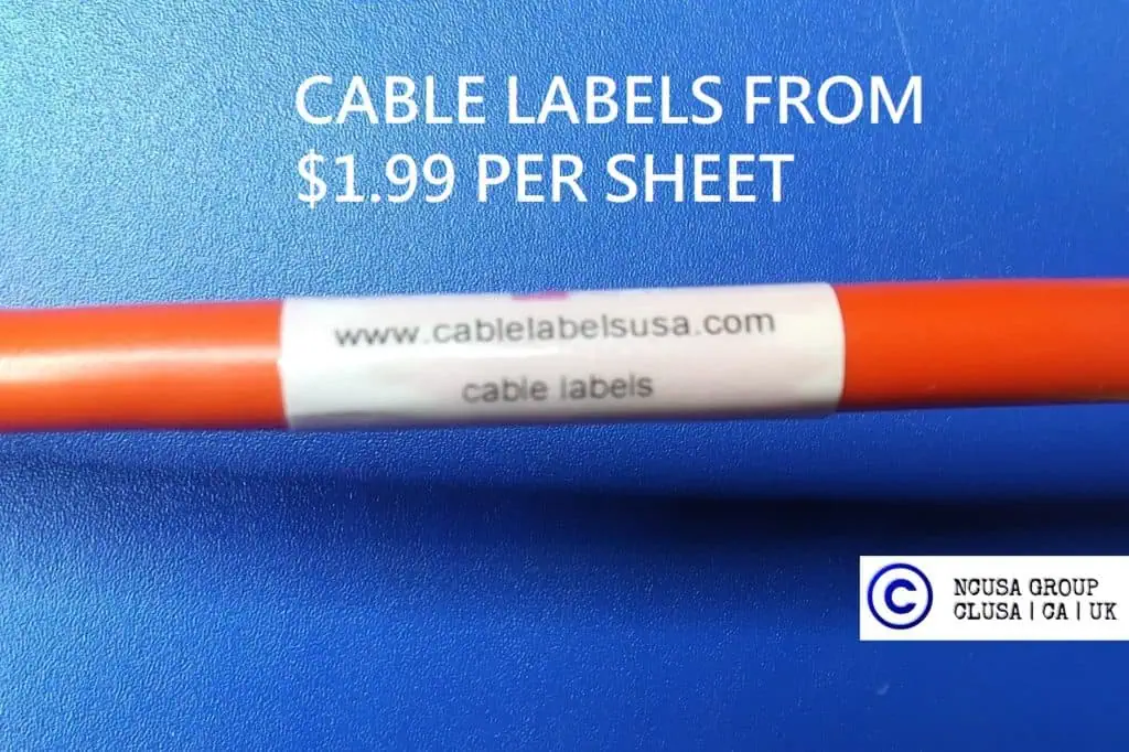 cable labels