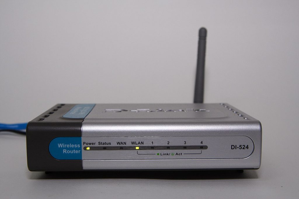 Ein typischer DSL-Router von früher - hier von D-Link