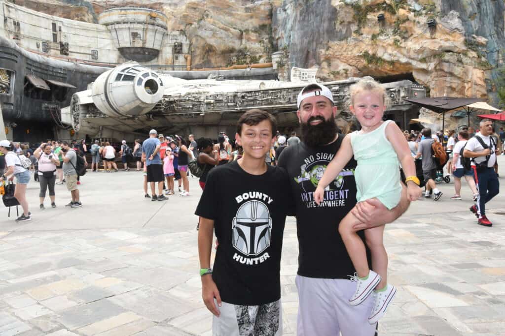 Star Wars Galaxy's Edge, Disney's Hollywood Studios, Orlando, FL, family vacation, theme park adventure, Star Wars experience, immersive Star Wars attraction, Hollywood Studios attractions.