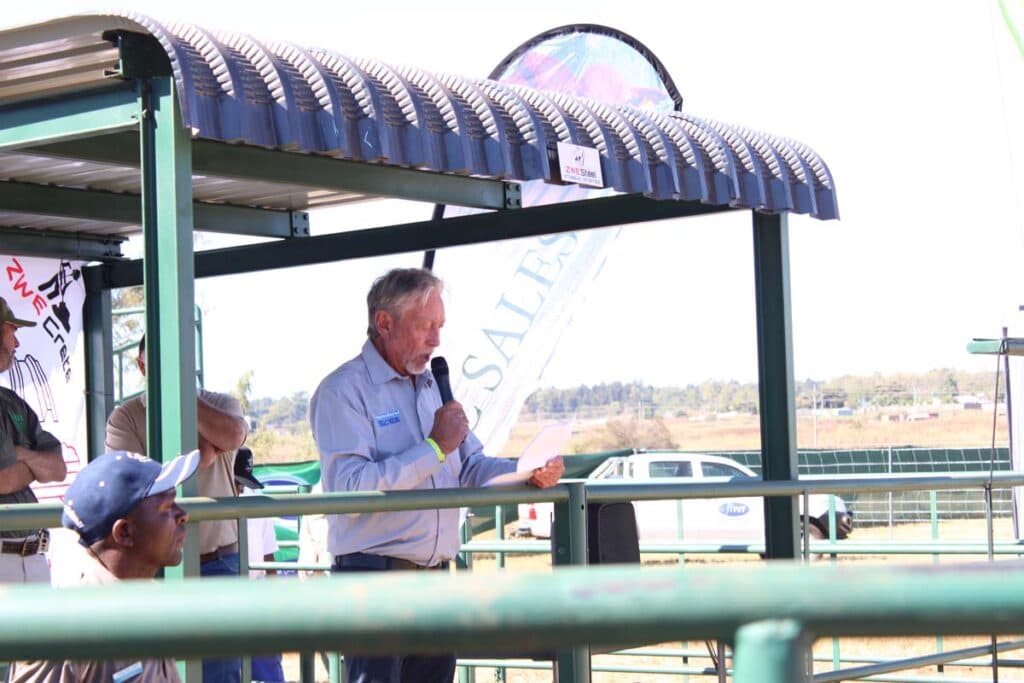 ADMA Chairman Marco Garizio welcomes the spectators