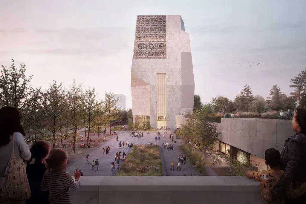 Rendering of Obama Presidential Center