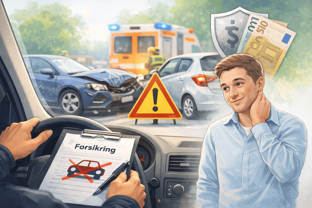 Ulykkesforsikring i bilen - er du dækket?