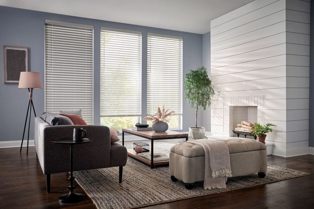 Natural Woven Shades with PowerWand