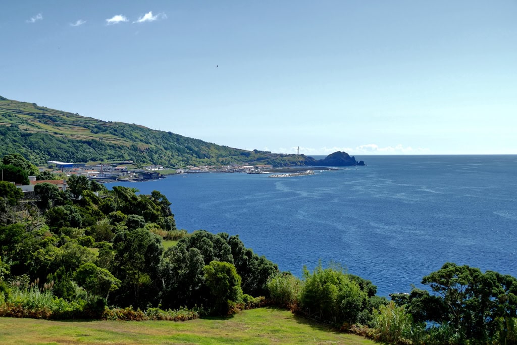 View from the restaurant O Lavrador.