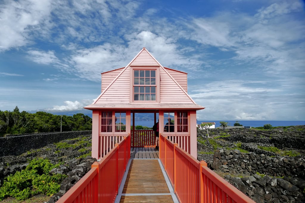 Mirante a Vinha at the Museu do Vinho in Pico.