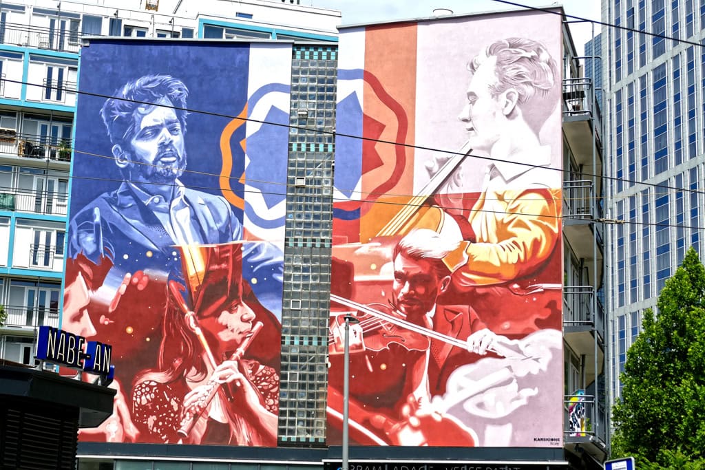 Best Street Art in Rotterdam by Karski and Paul Watty.